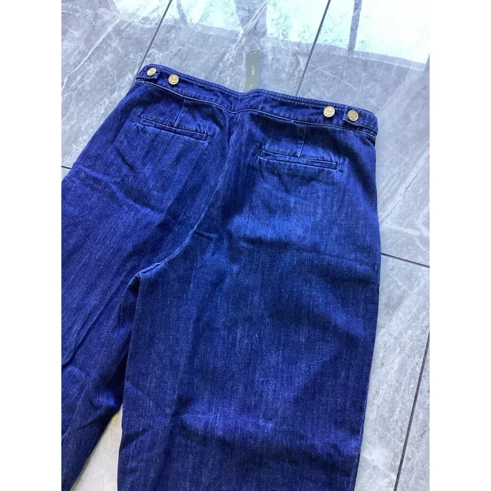 J. Crew 1984 Mack Tapered Jeans Pleats High Rise Cotton 30